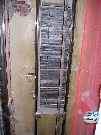 وزنه تعادل آسانسور-نصب شده در قاب آسانسور افرا صنعت